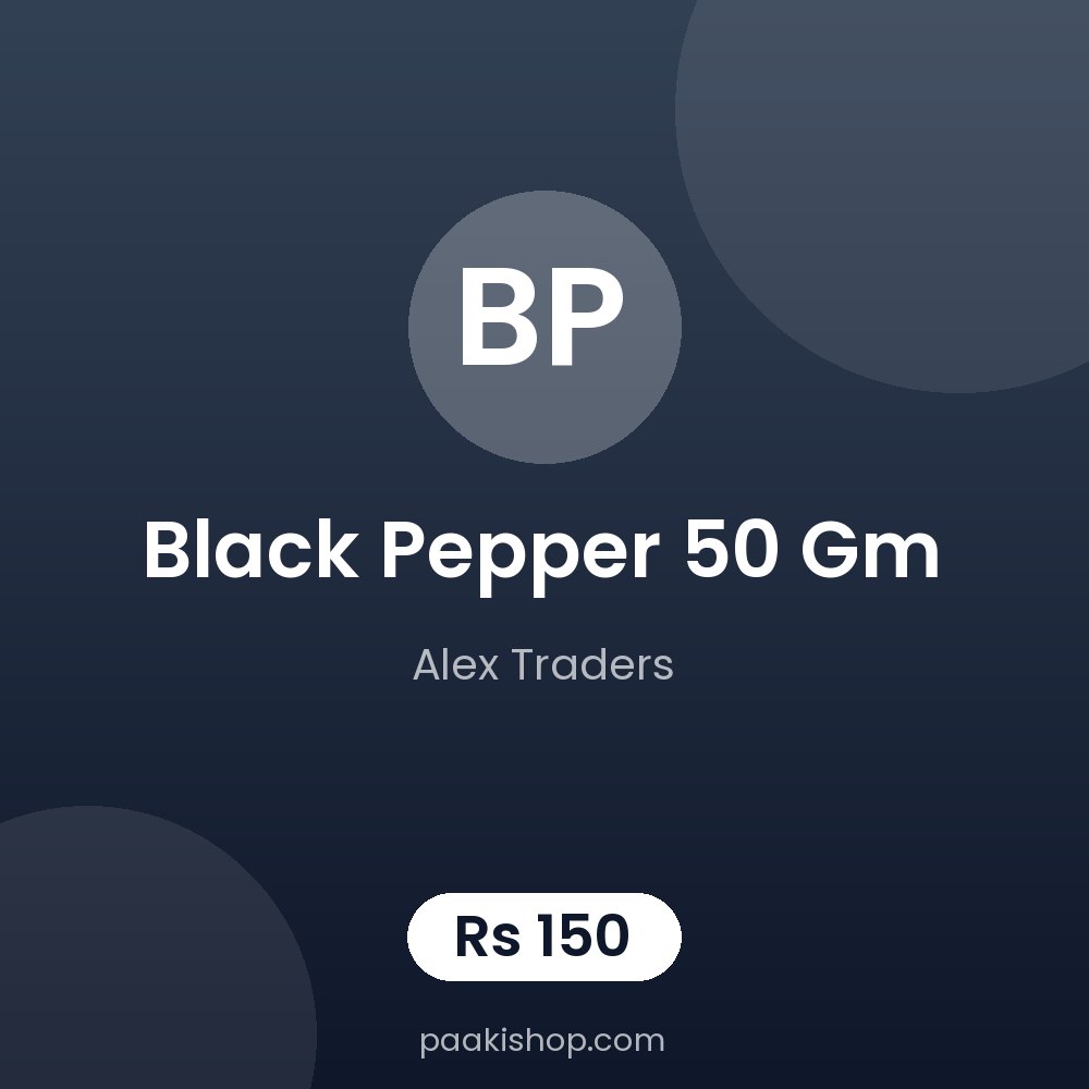 Black Pepper 50 gm
