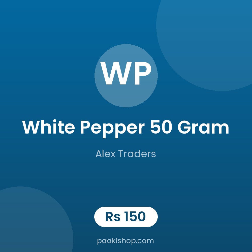 White Pepper 50 gram