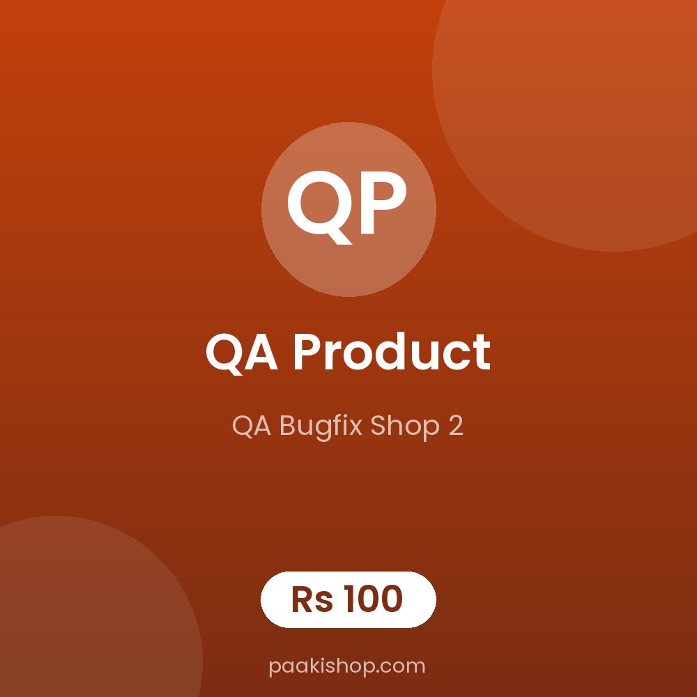 QA Product