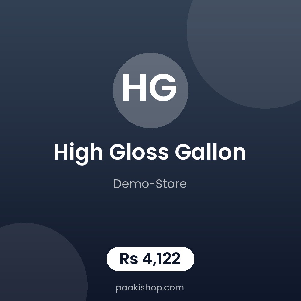 High Gloss Gallon