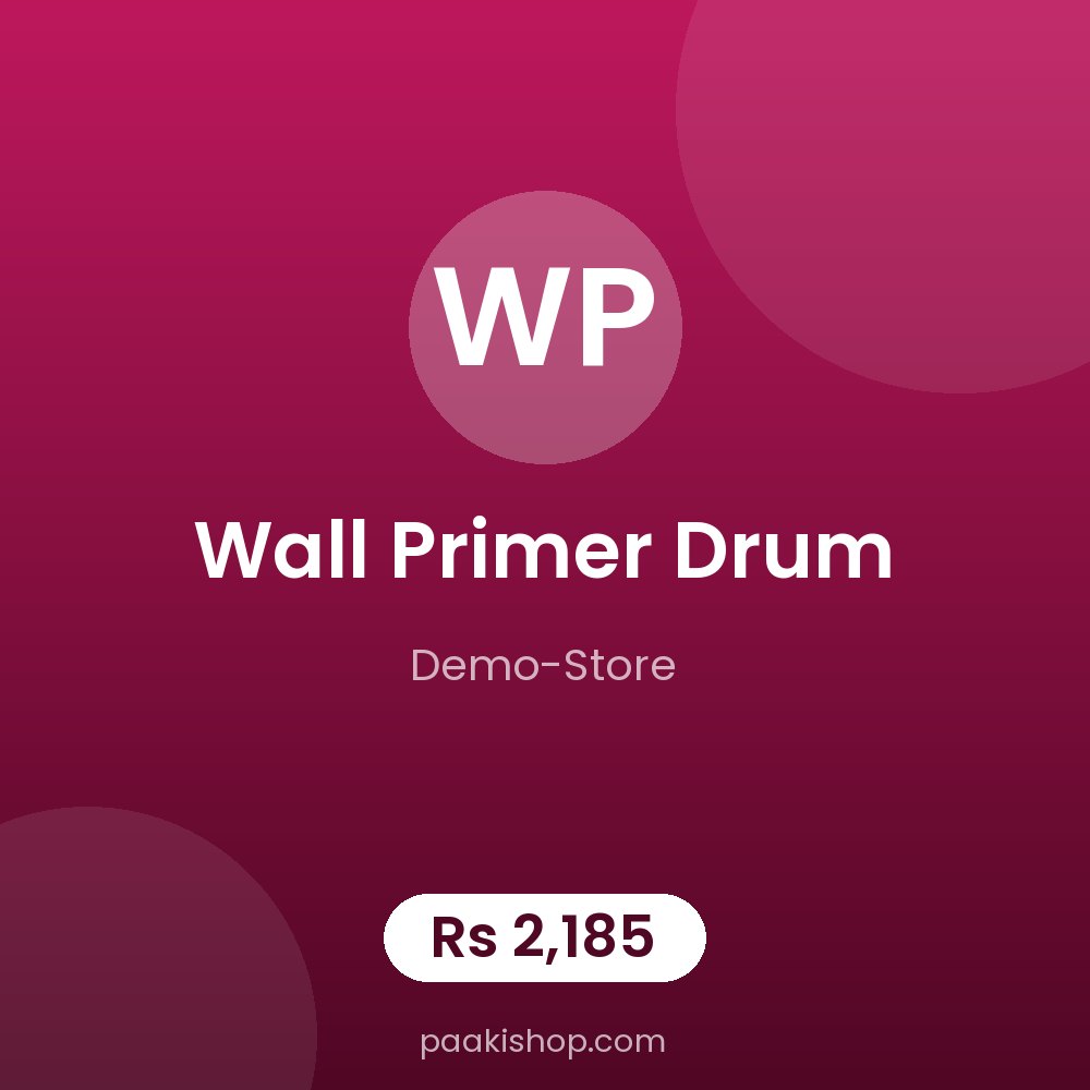 Wall Primer Drum