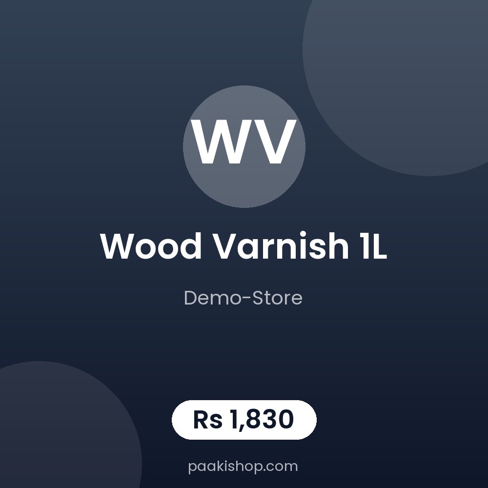 Wood Varnish 1L
