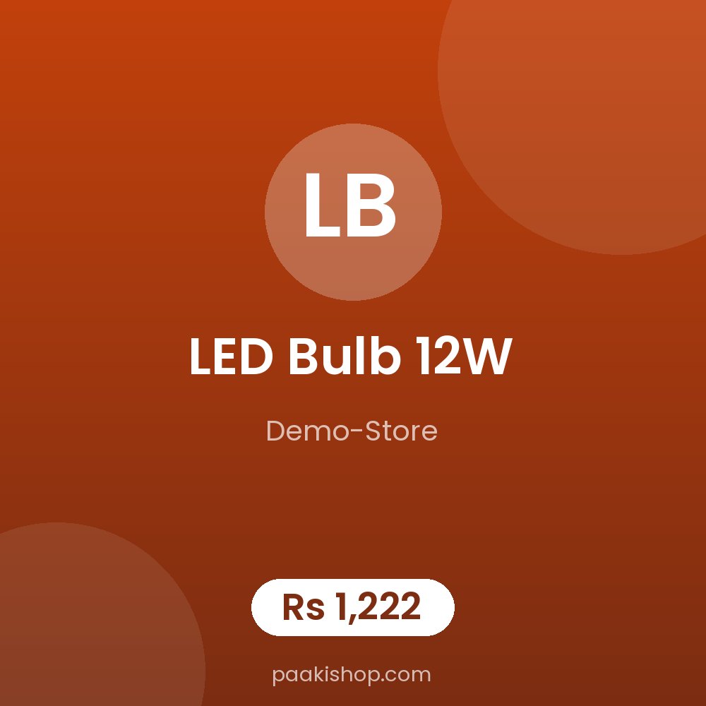 LED Bulb 12W
