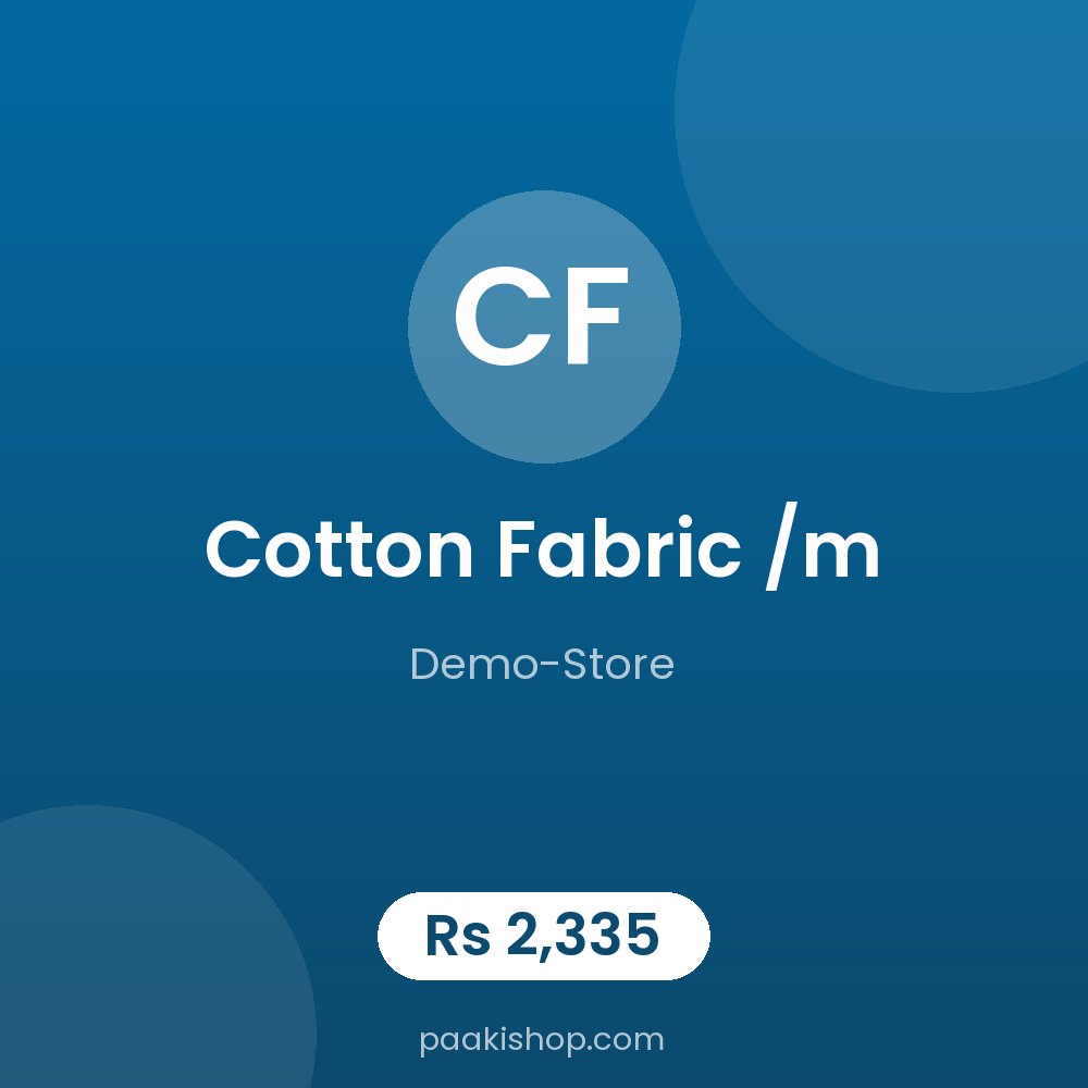 Cotton Fabric /m
