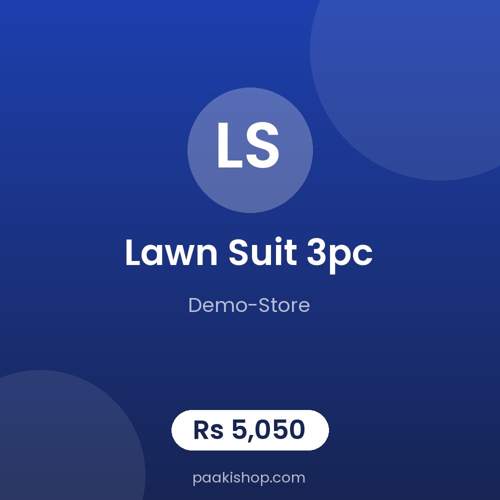Lawn Suit 3pc