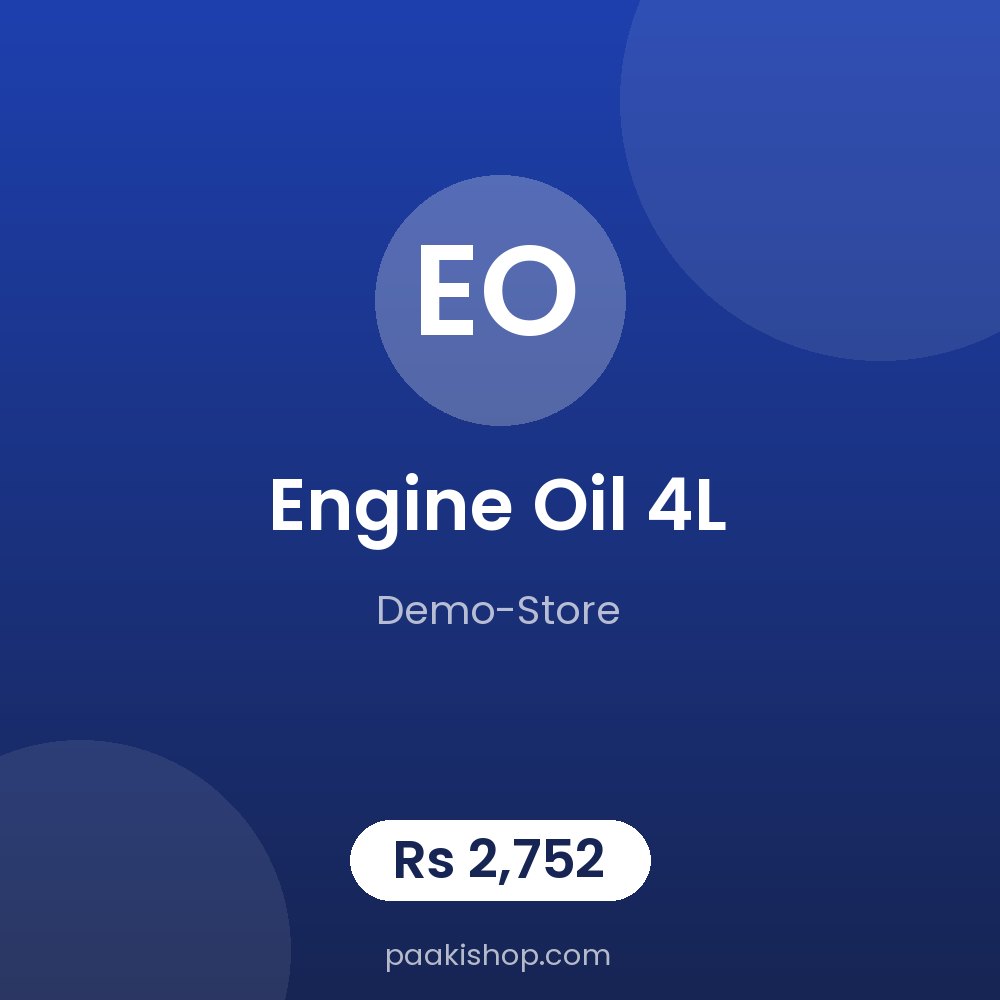Engine Oil 4L