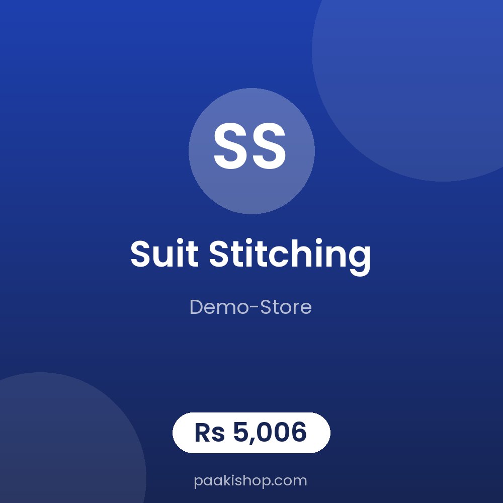 Suit Stitching