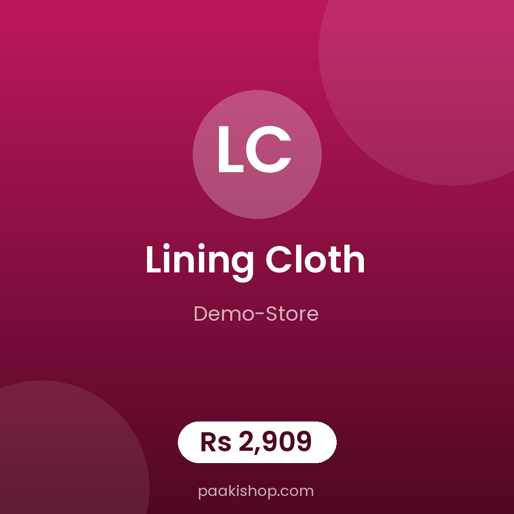 Lining Cloth