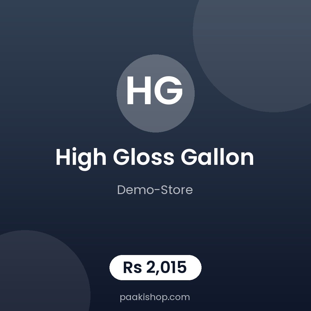 High Gloss Gallon