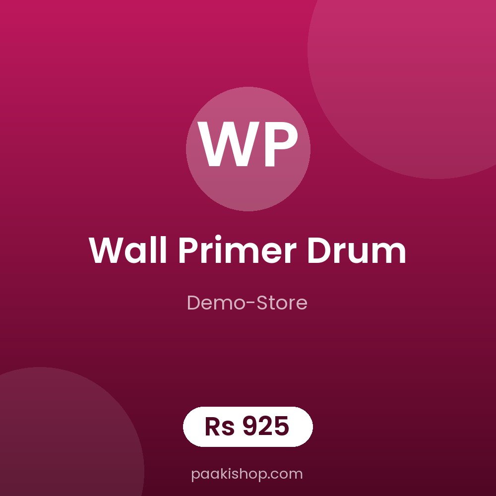 Wall Primer Drum