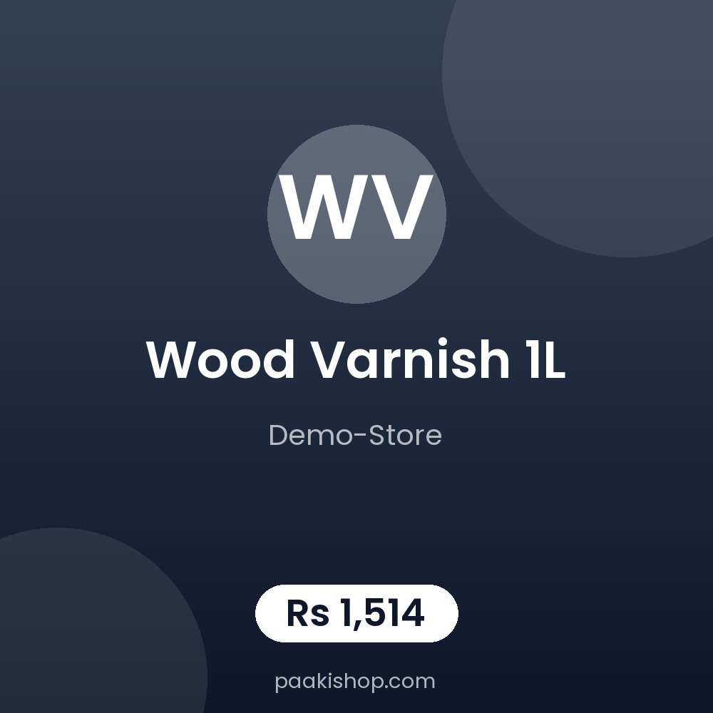 Wood Varnish 1L