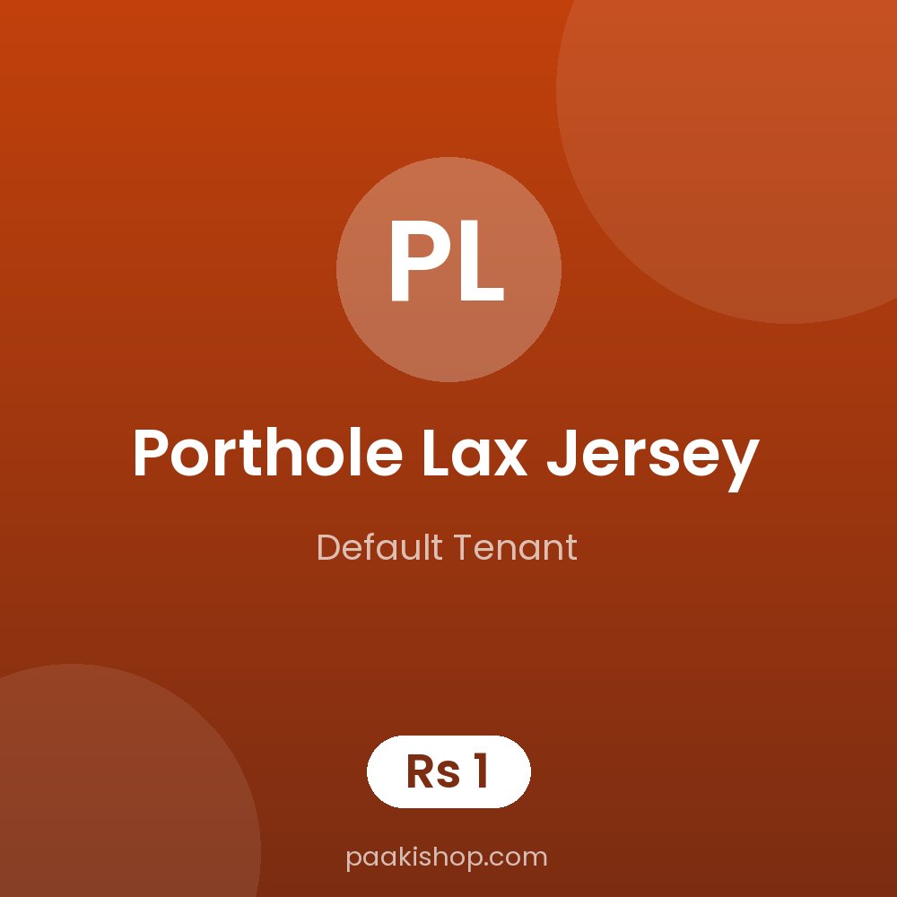 Porthole Lax Jersey