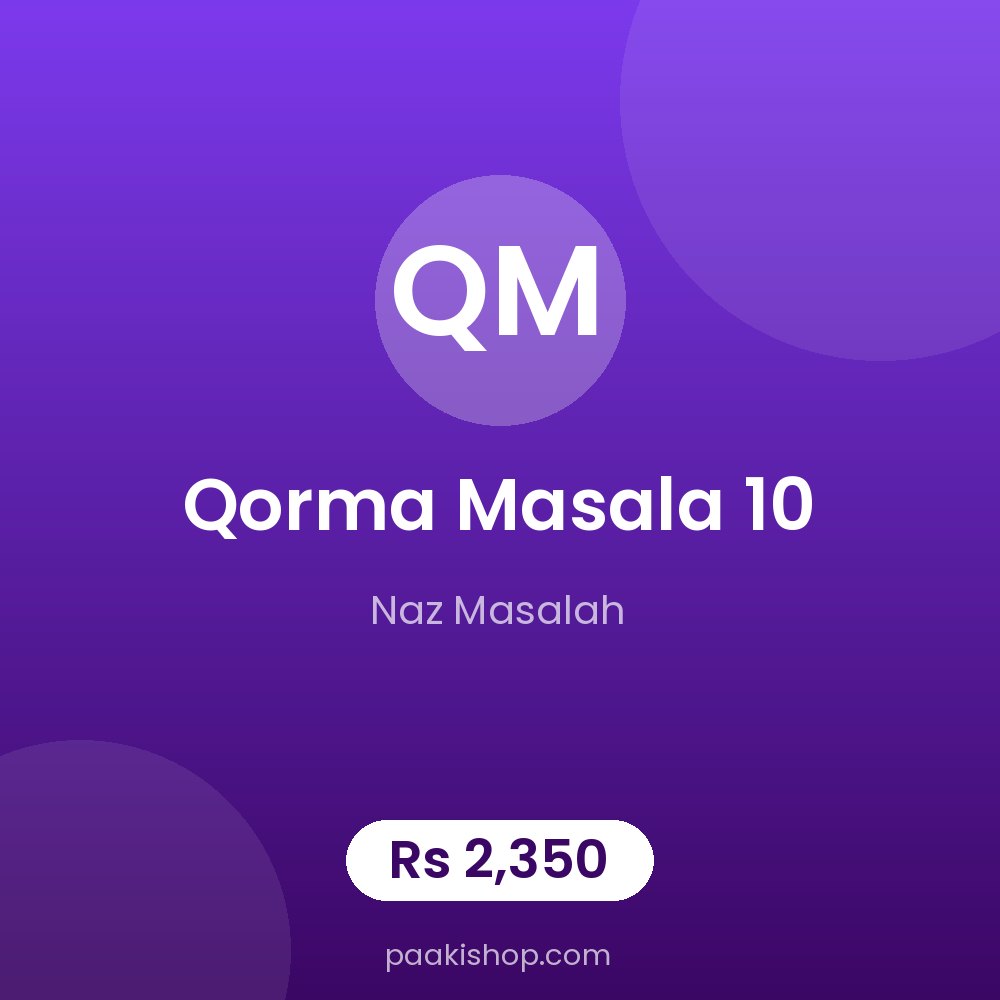 Qorma Masala 10