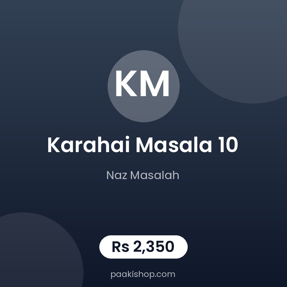 Karahai Masala 10