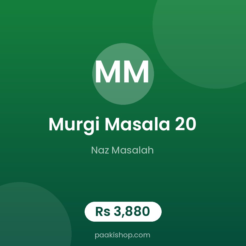 Murgi Masala 20