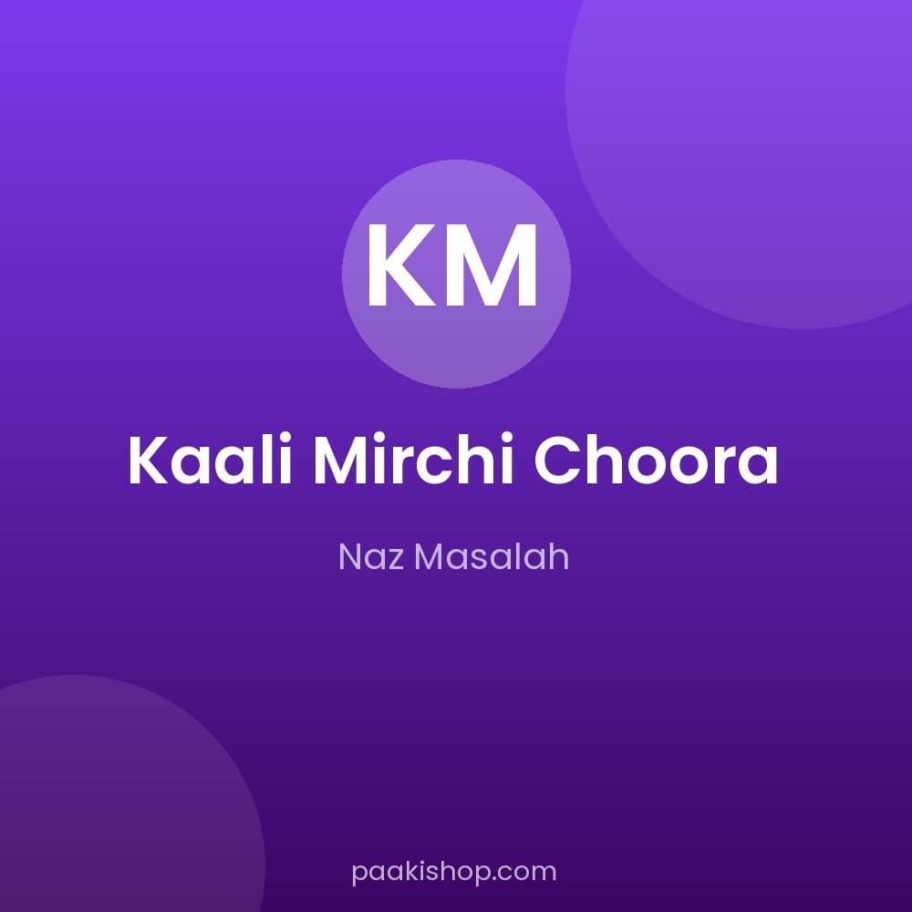 Kaali Mirchi choora