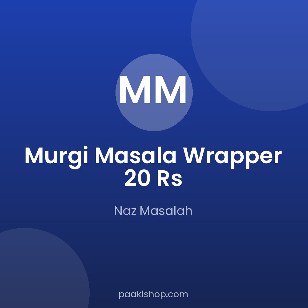 Murgi Masala Wrapper 20 Rs