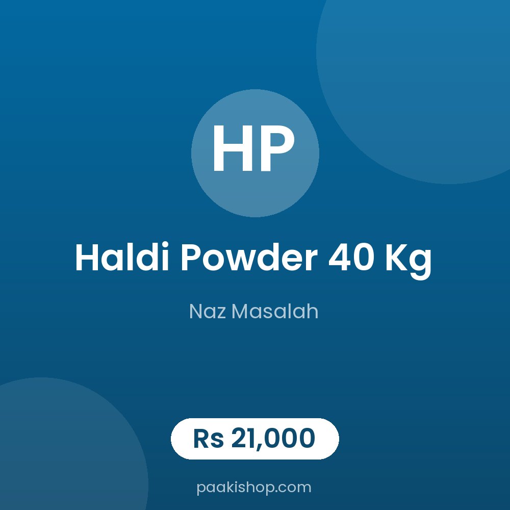 Haldi Powder 40 kg