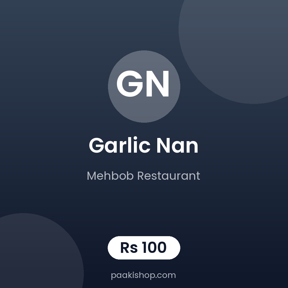 Garlic Nan