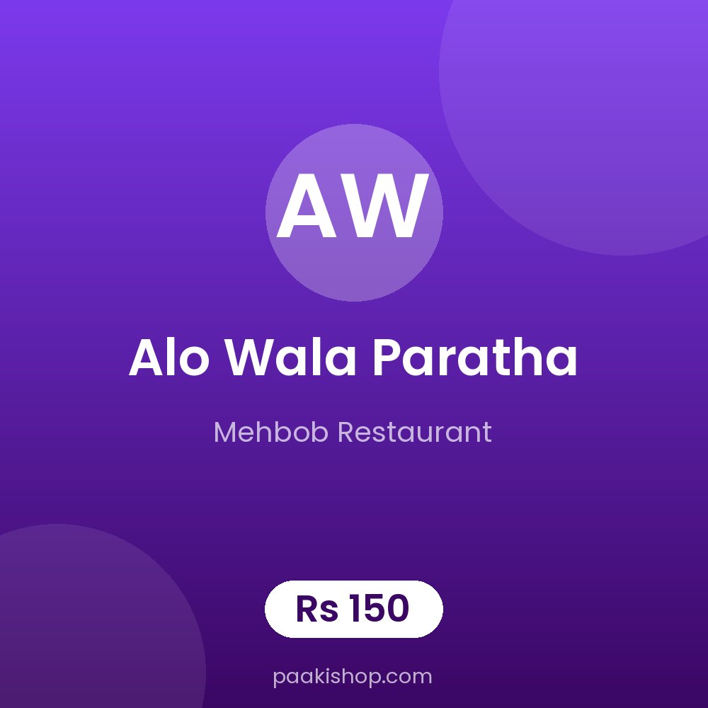 Alo wala Paratha