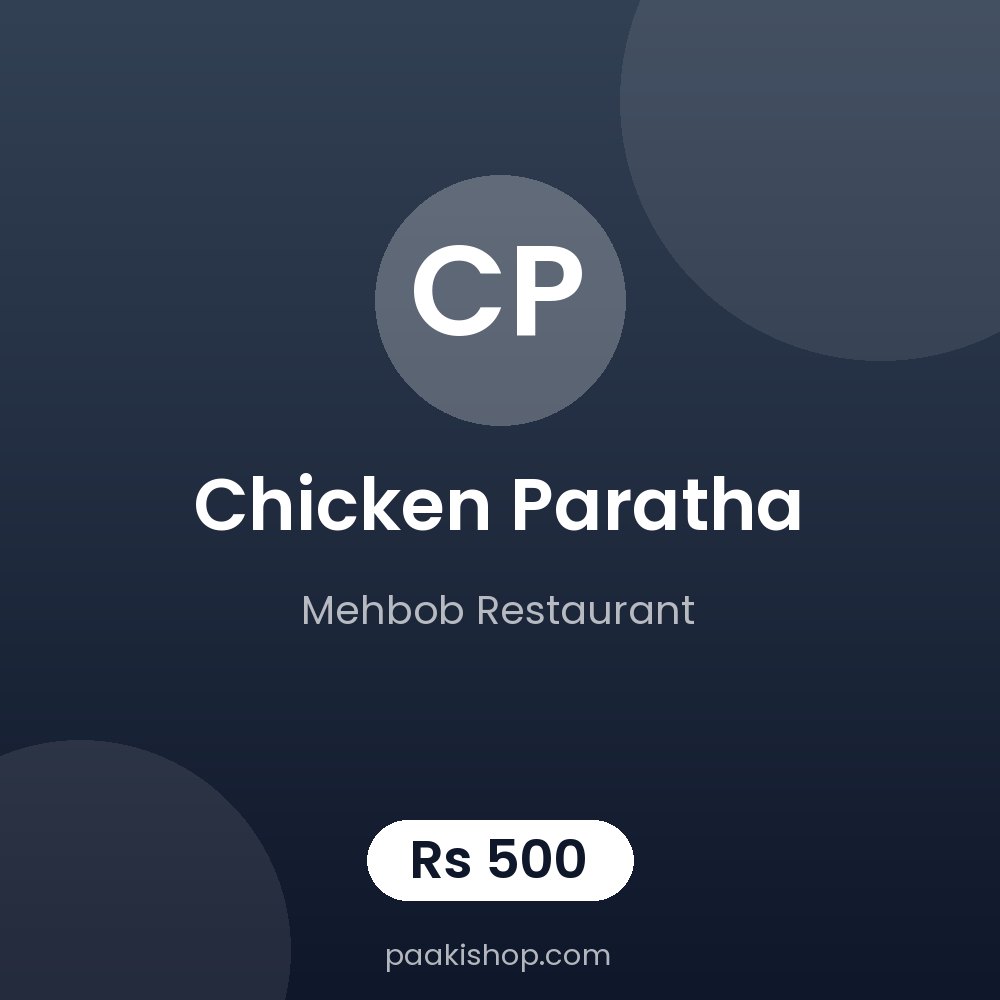Chicken Paratha