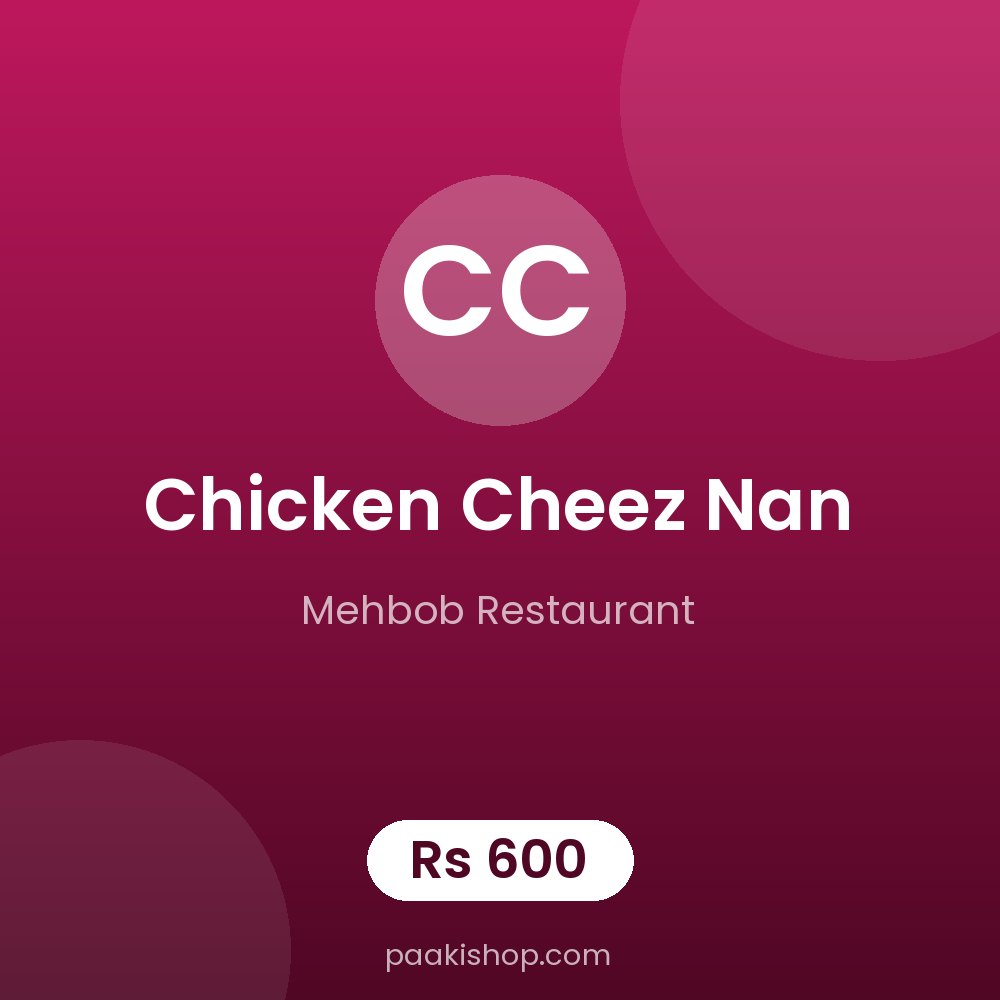 Chicken Cheez Nan