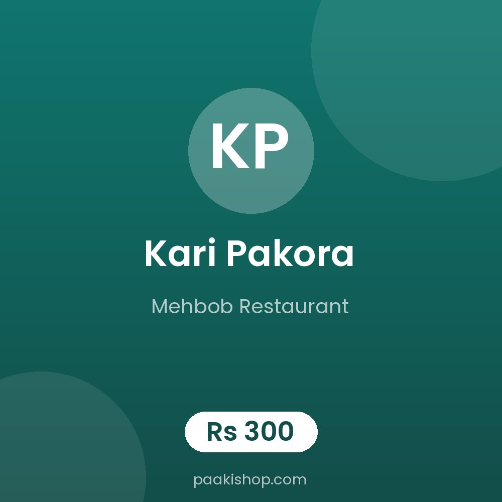 Kari Pakora