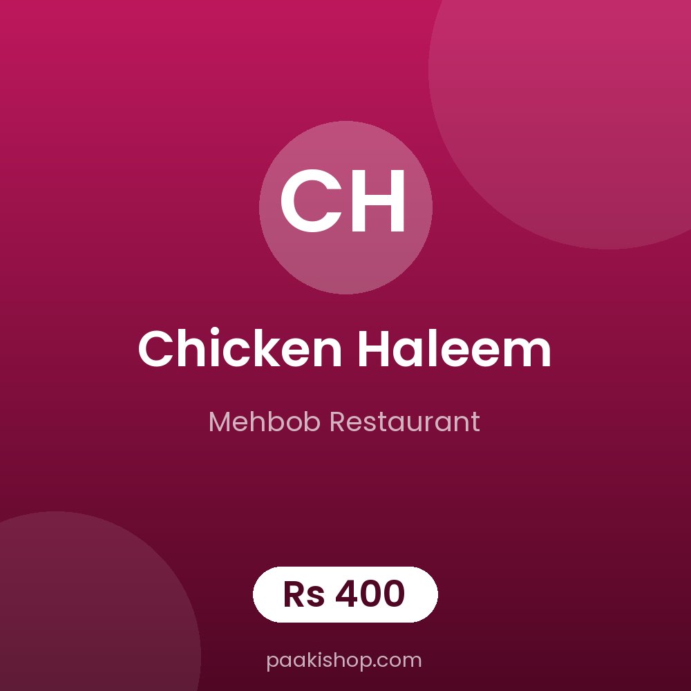 Chicken Haleem