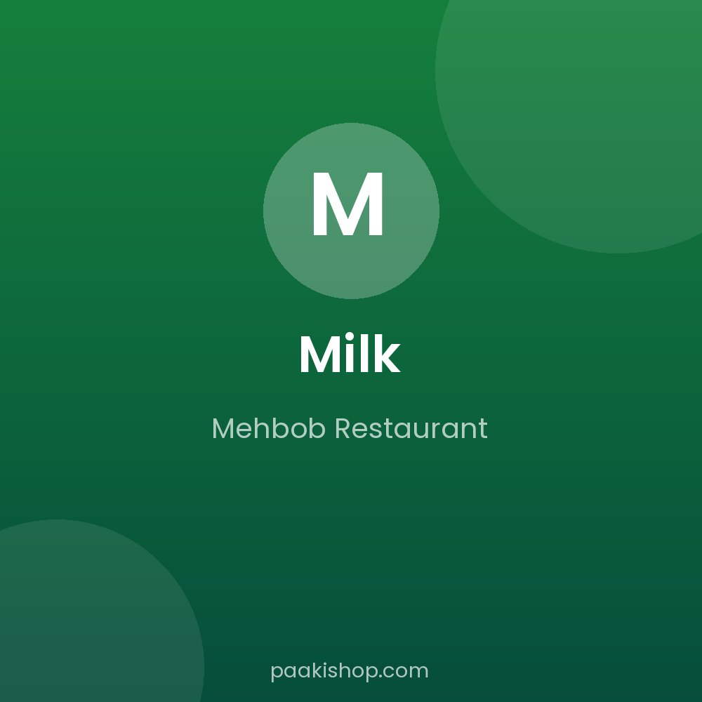 Milk