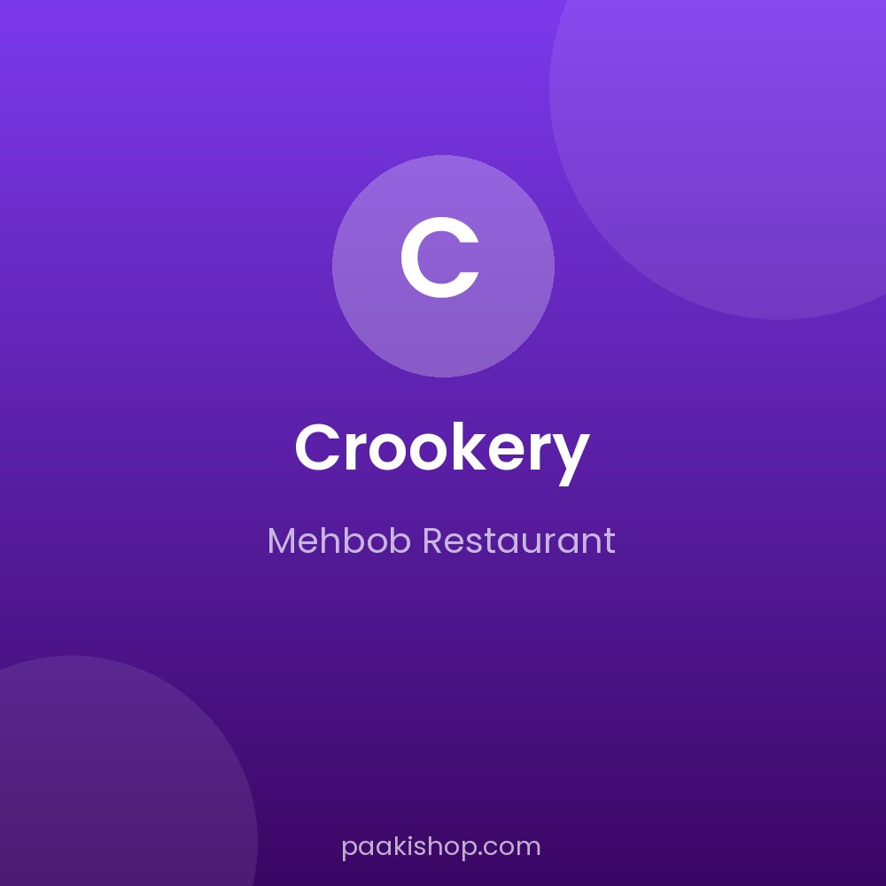 Crookery