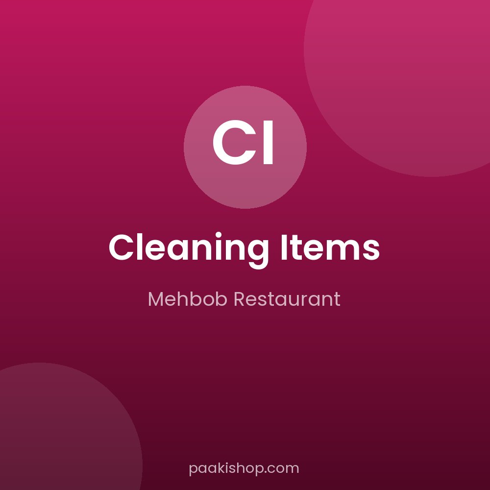 Cleaning Items