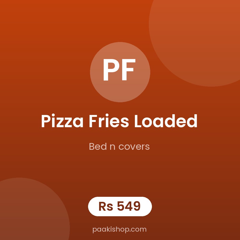 Pizza Fries Loaded