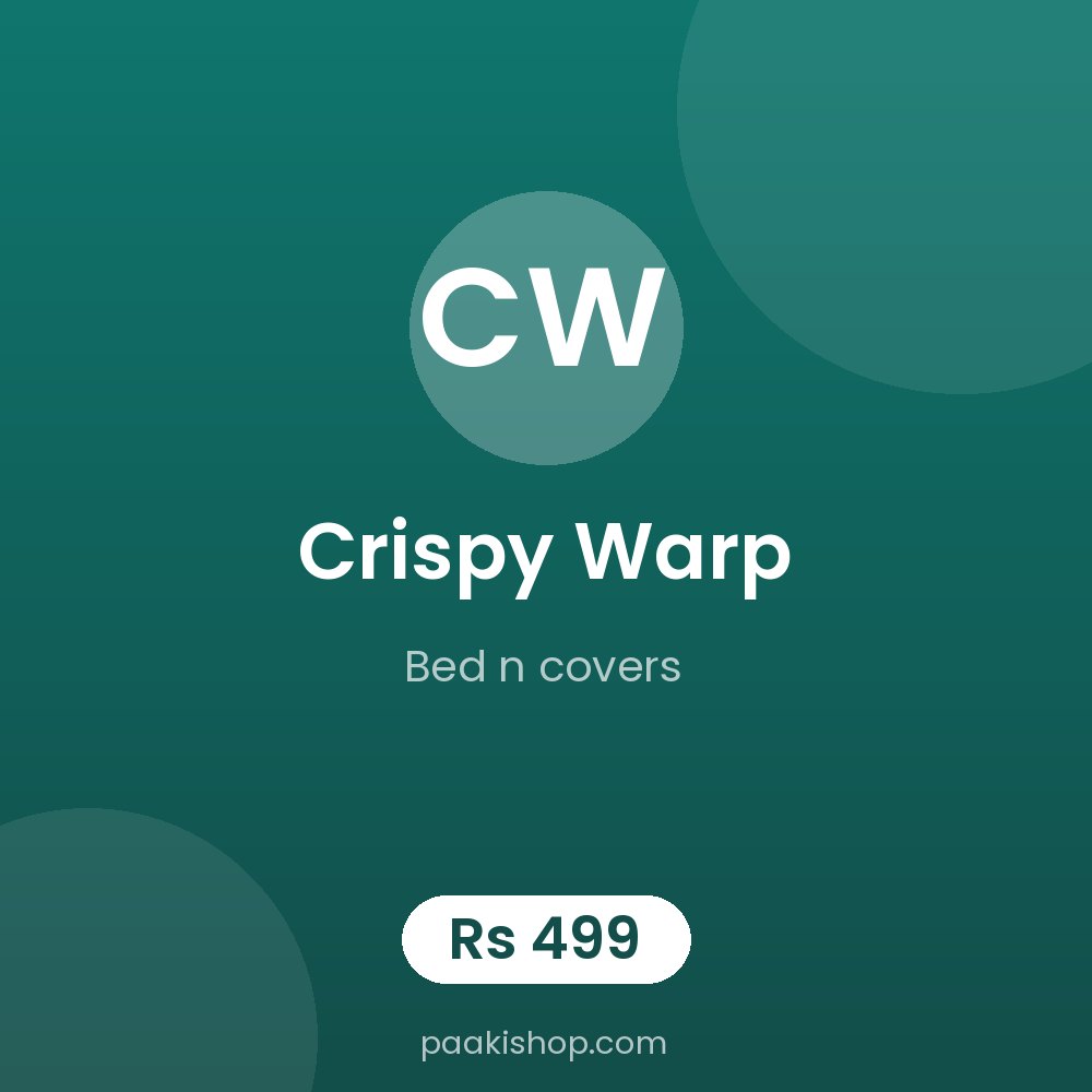 Crispy Warp