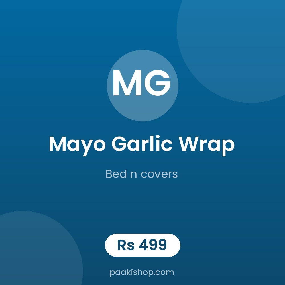 Mayo Garlic Wrap