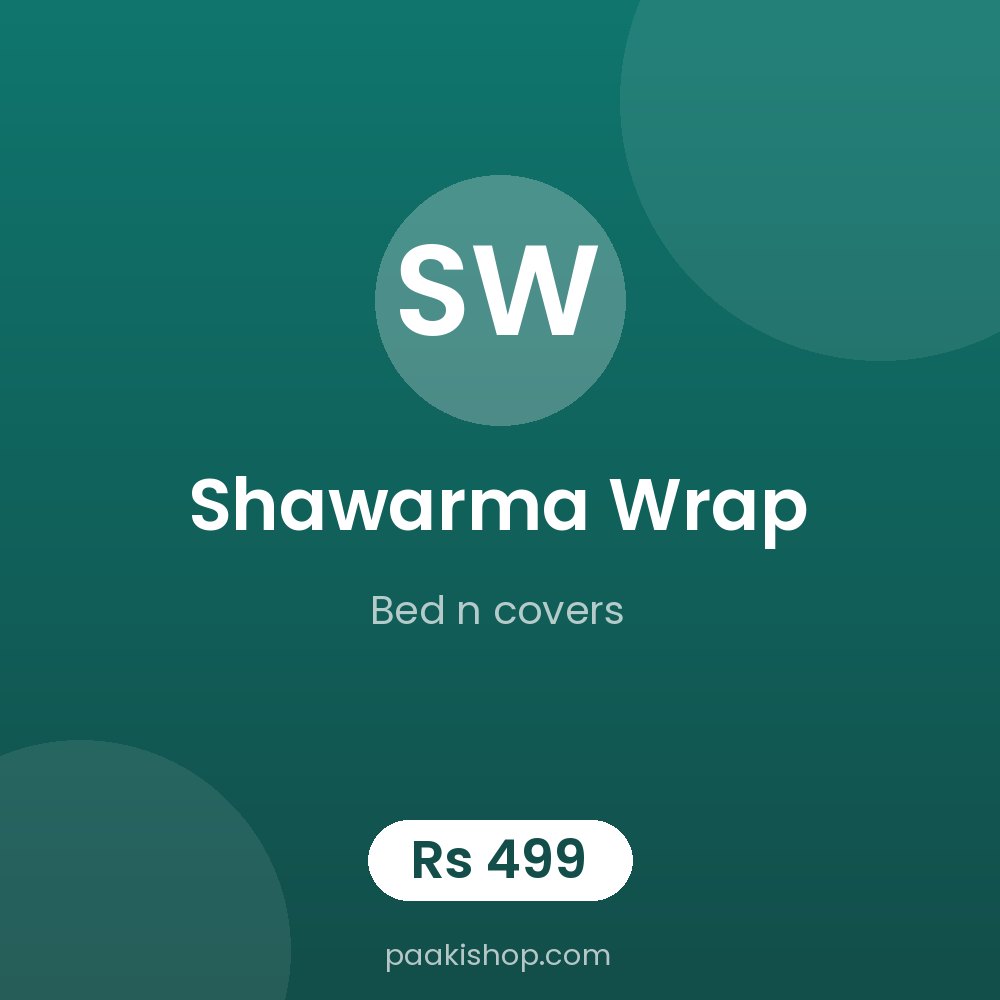 Shawarma Wrap