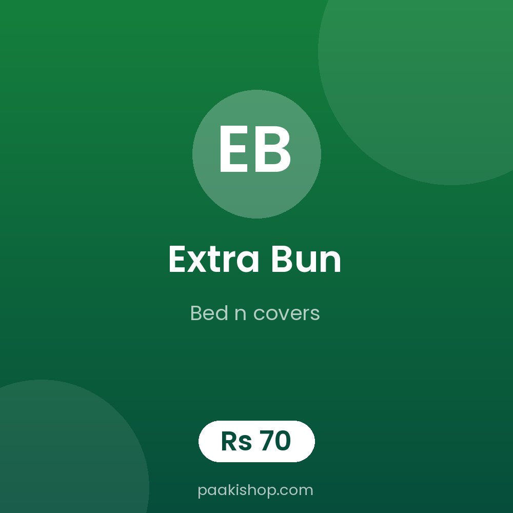 Extra Bun