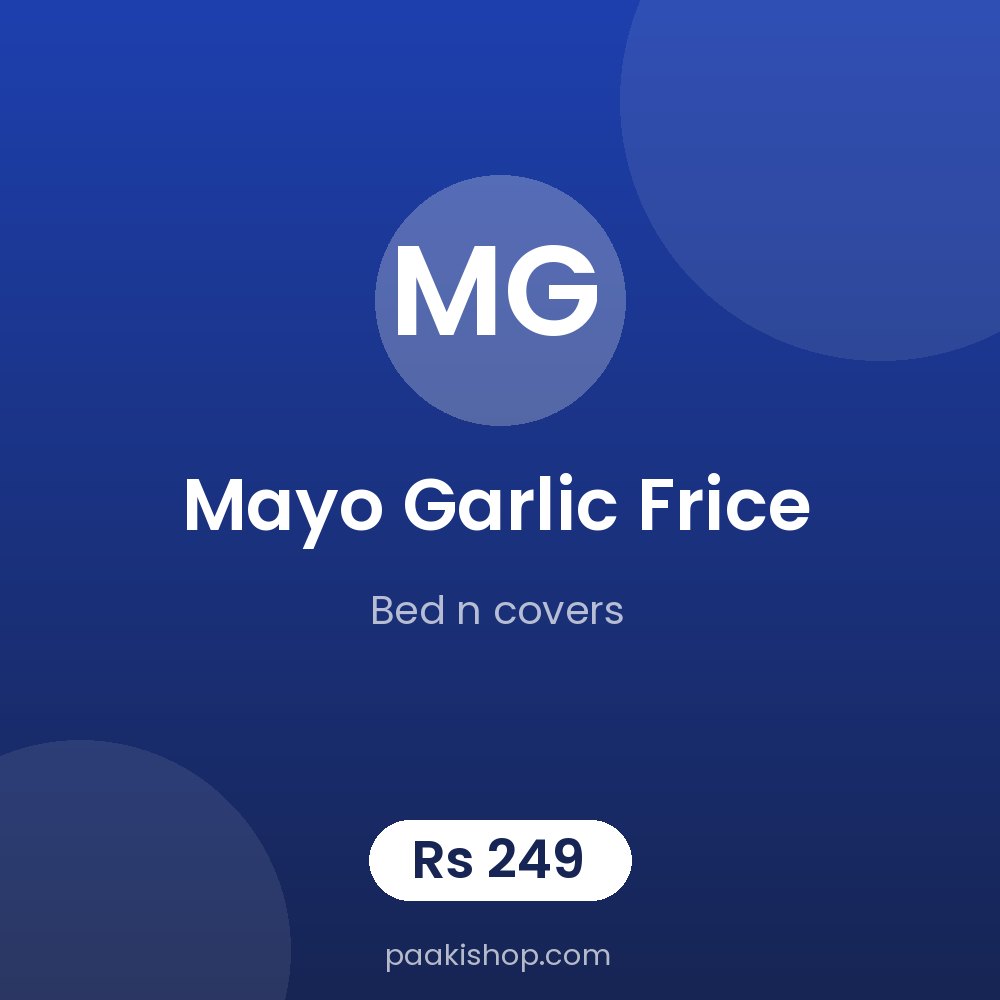 Mayo Garlic Frice
