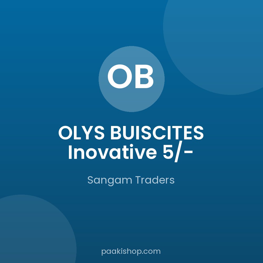 OLYS BUISCITES Inovative 5/-