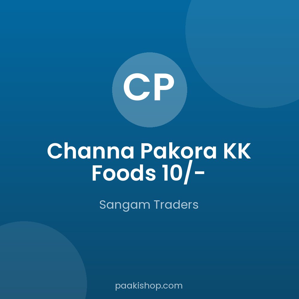 Channa Pakora KK Foods 10/-