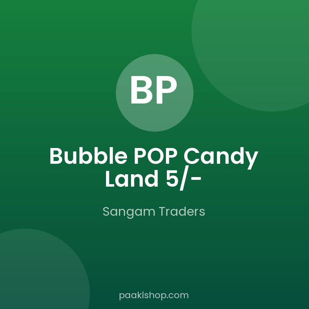 Bubble POP Candy Land 5/-