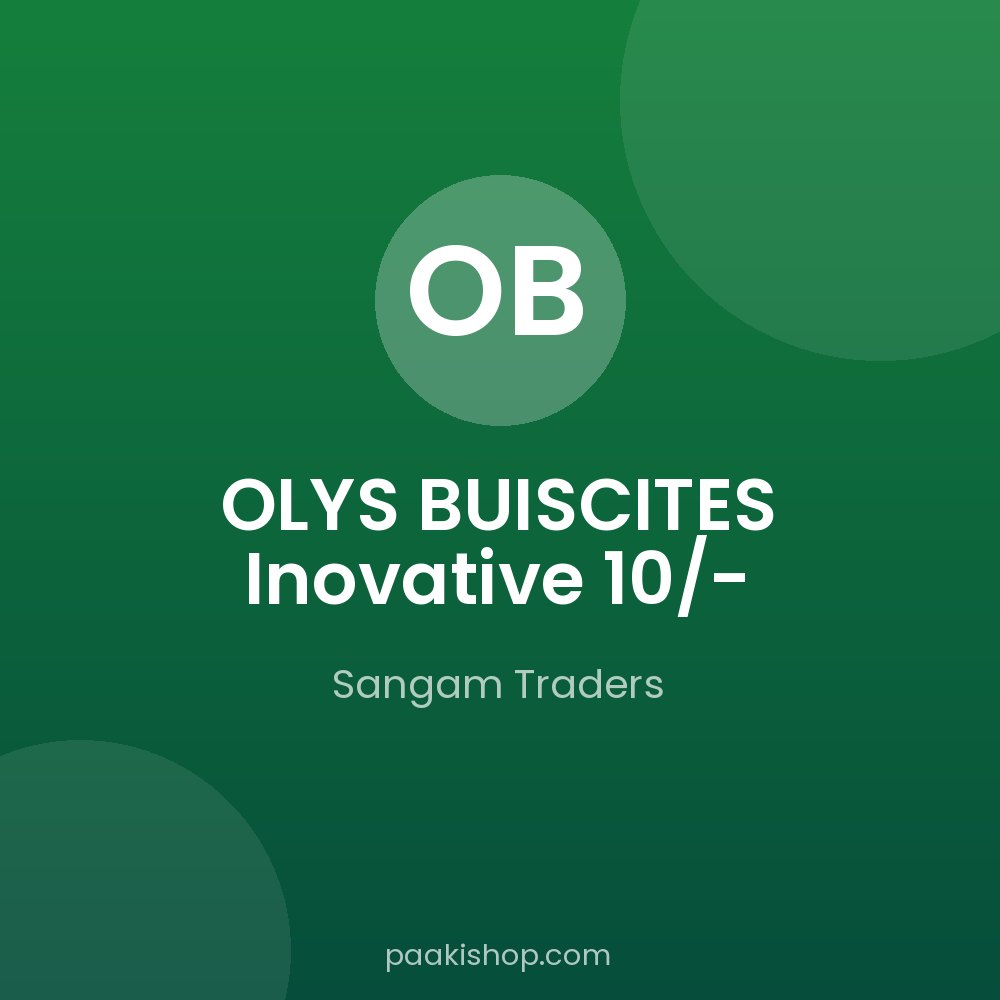 OLYS BUISCITES Inovative 10/-