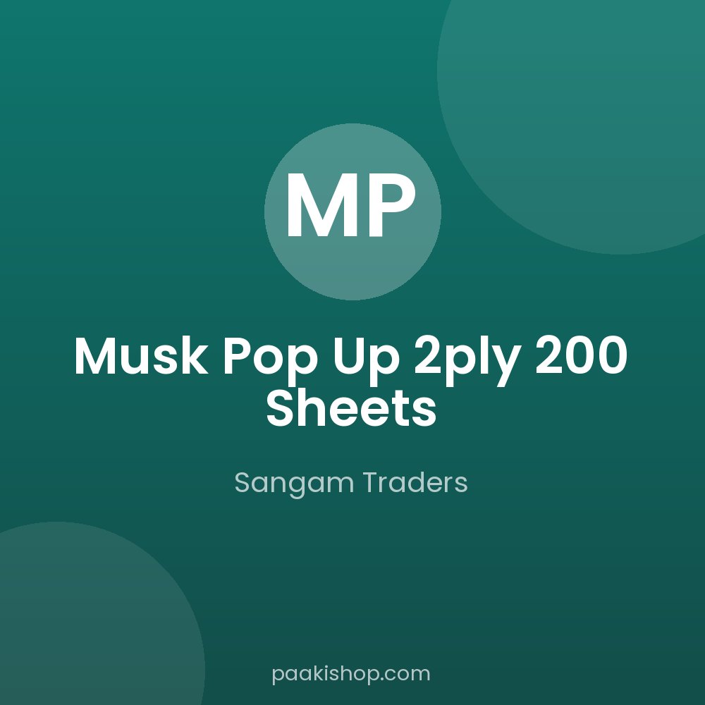 Musk Pop up 2ply 200 Sheets