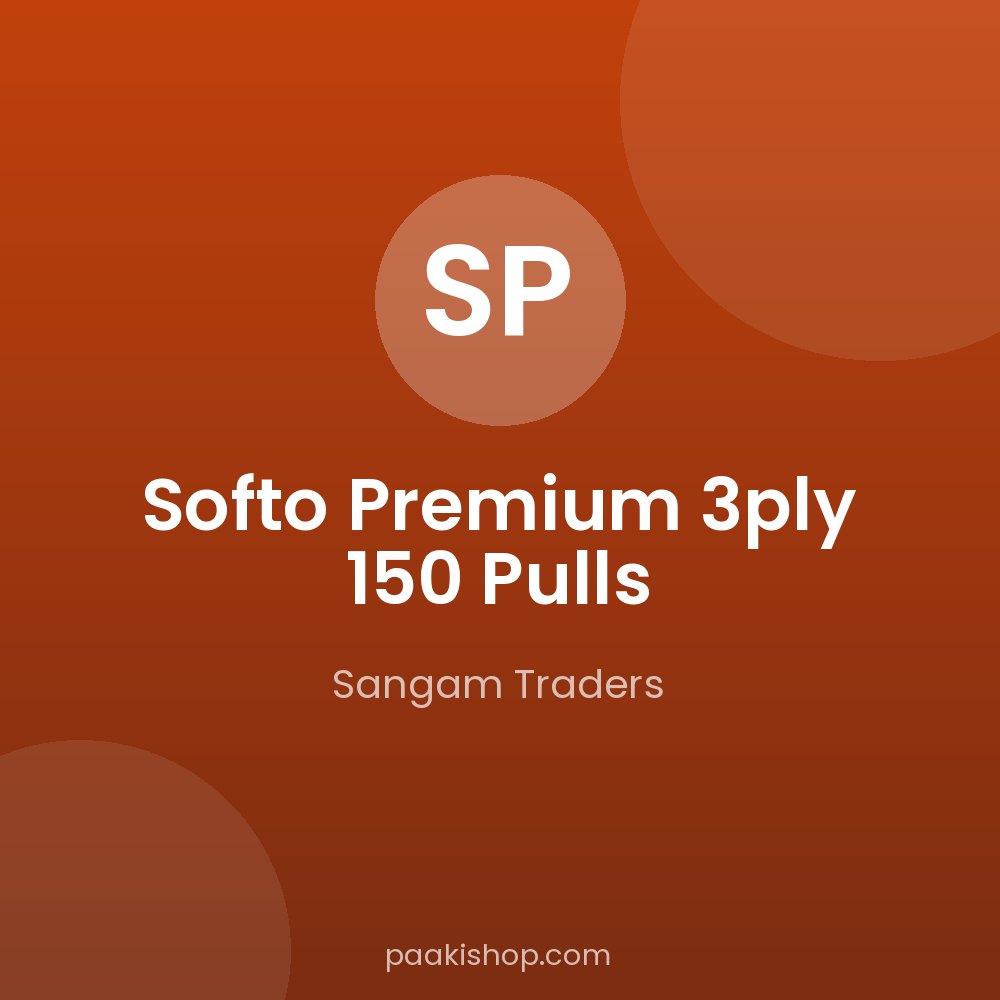 Softo Premium 3ply 150 pulls