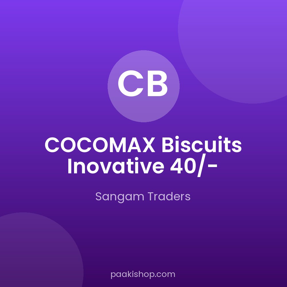 COCOMAX Biscuits Inovative 40/-