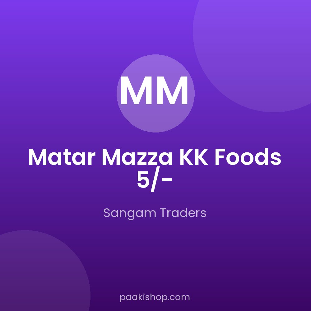 Matar Mazza KK Foods 5/-