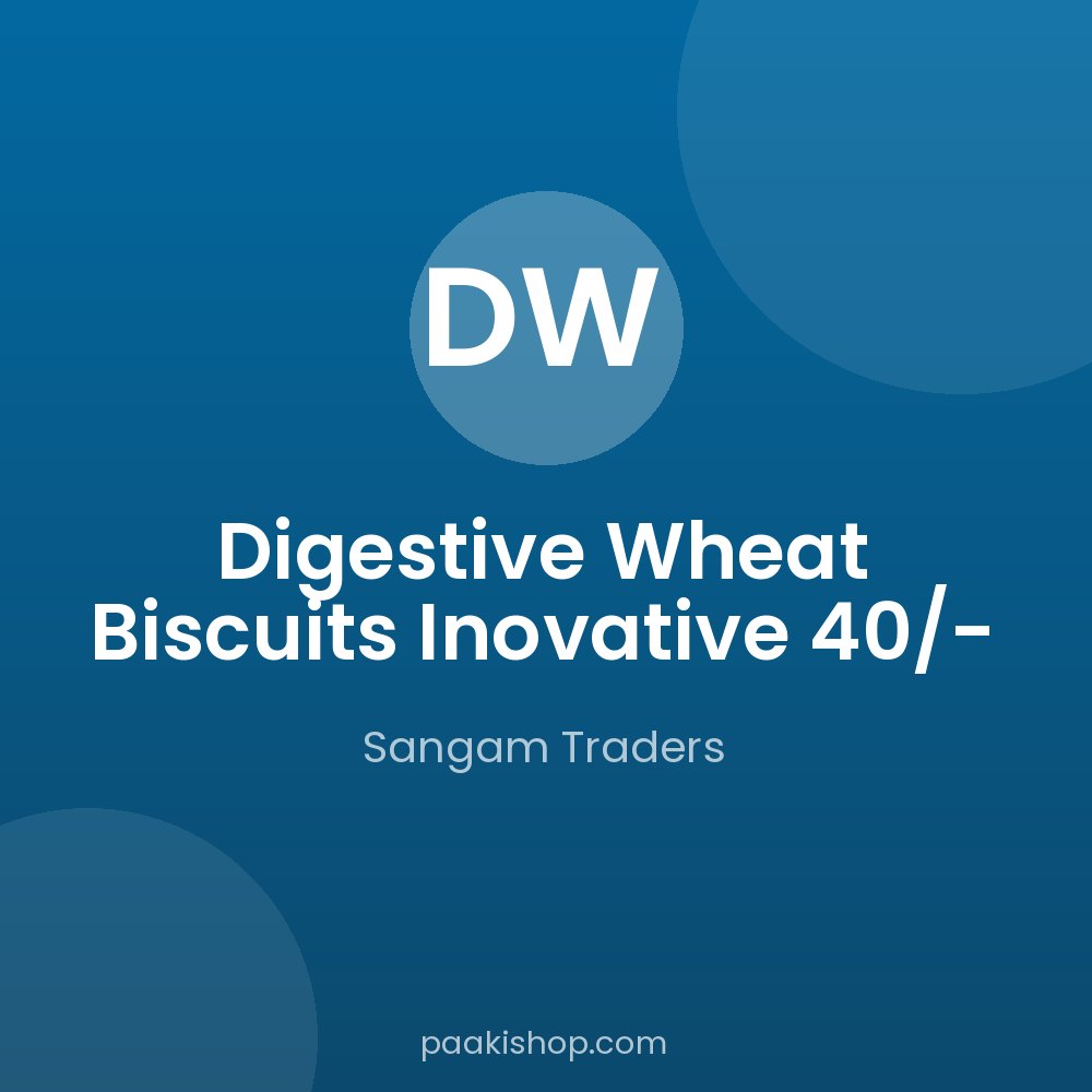 Digestive Wheat Biscuits inovative 40/-