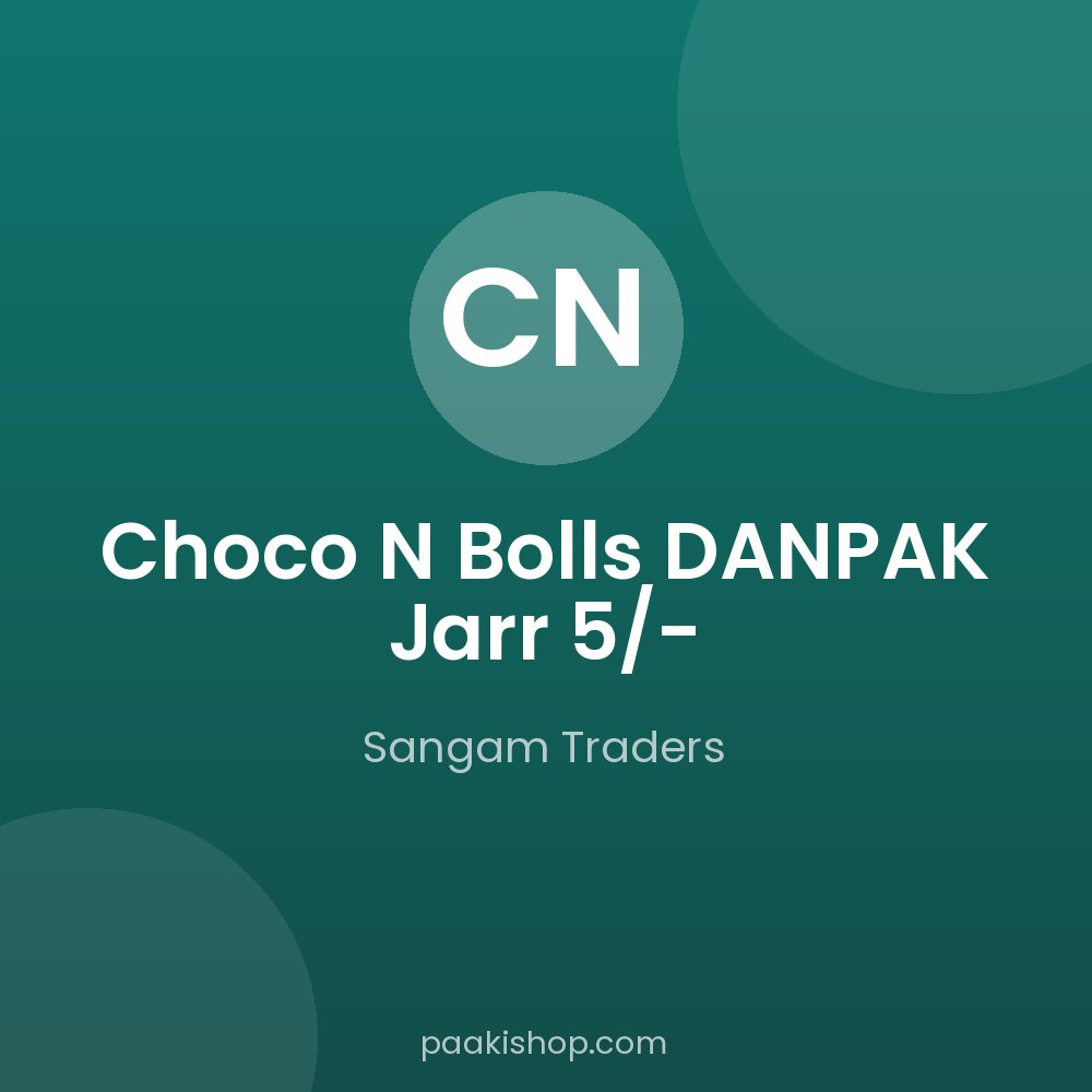 Choco N Bolls DANPAK Jarr 5/-