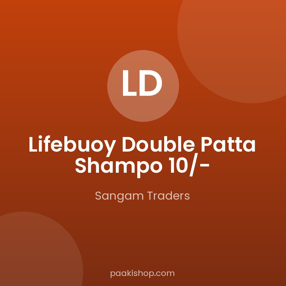 Lifebuoy double Patta Shampo 10/-