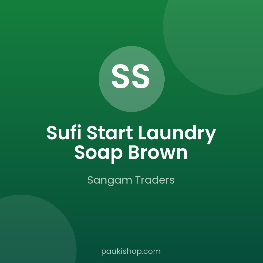 Sufi Start Laundry Soap Brown