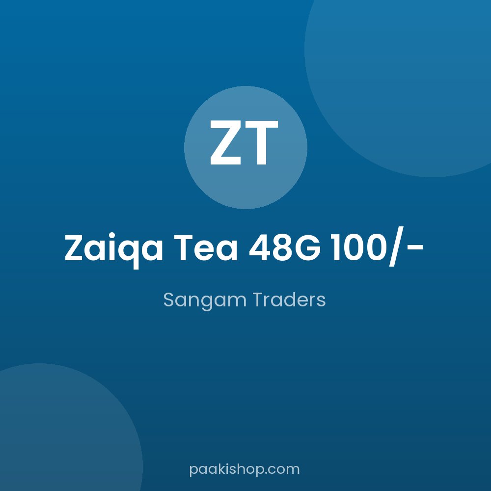 Zaiqa Tea 48G 100/-